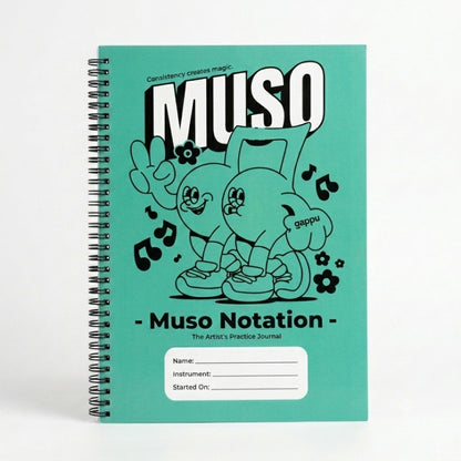 Muso Notation Notebook | The Artist's Practice Journal